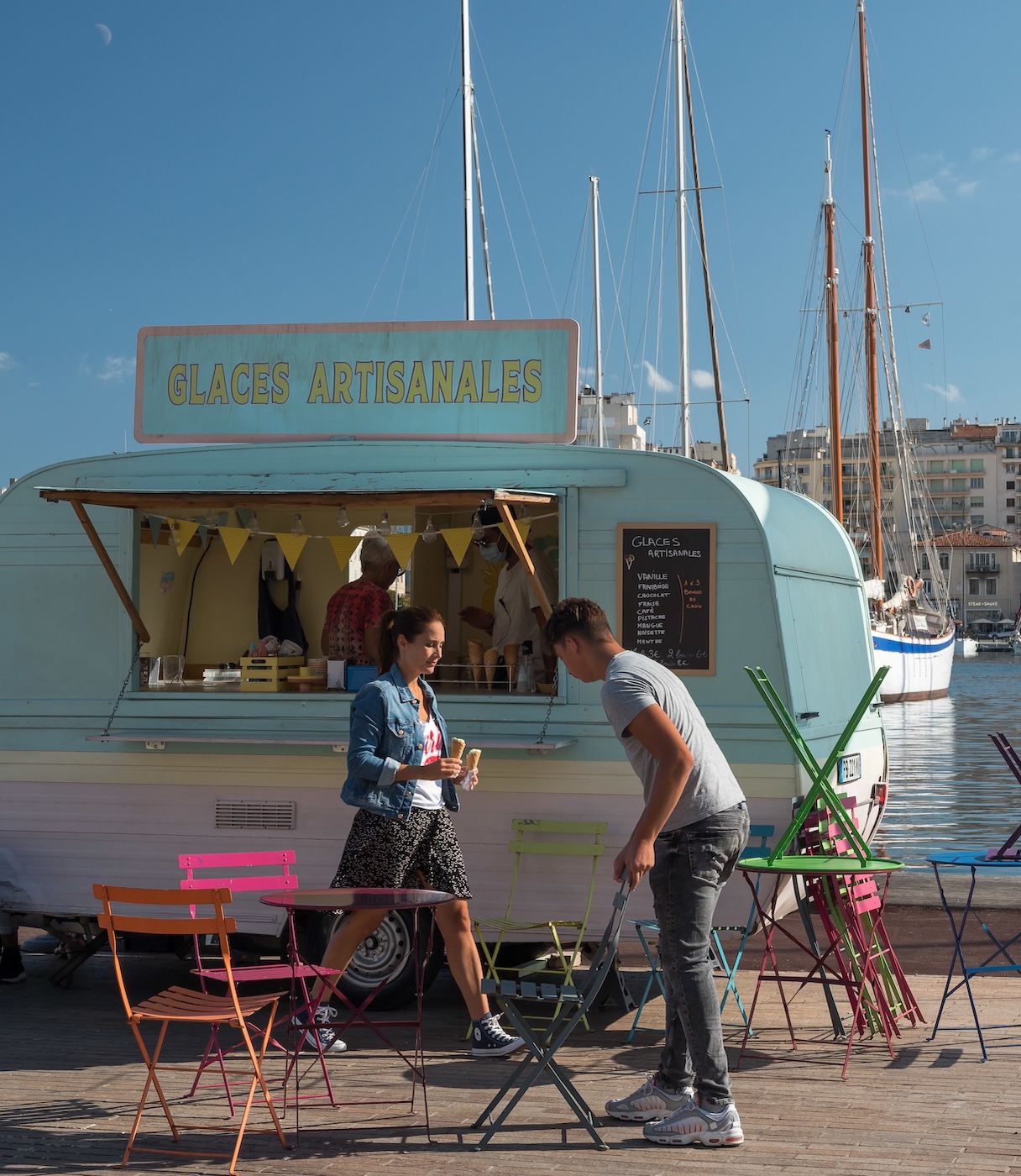 location food truck tournage